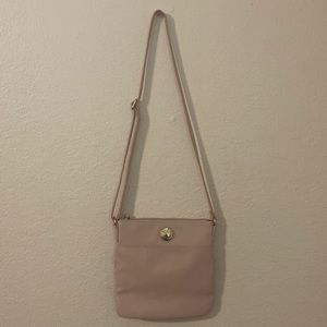 Pink crossbody purse